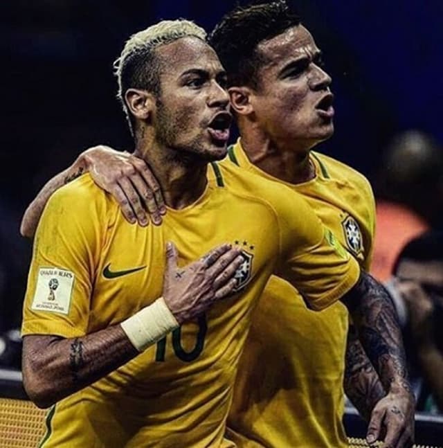 Philippe Coutinho e Neymar