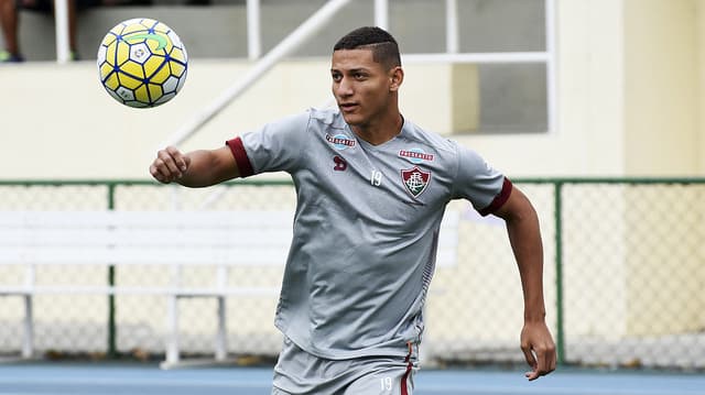 Richarlison no treino do Flumiinense (Foto: Mailson Santana /Fluminense F.C.)