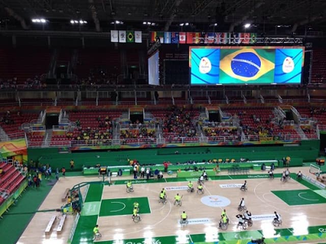 Basquete de cadeira de rodas - Brasil x EUA - 08/09/2016