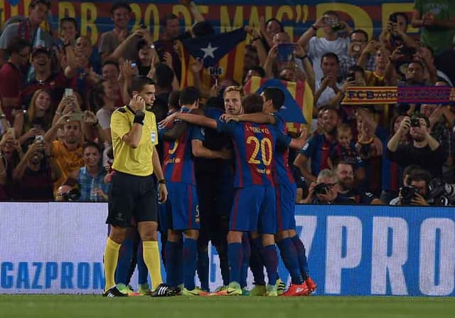 BARCELONA X CELTIC (FOTO:AFP)