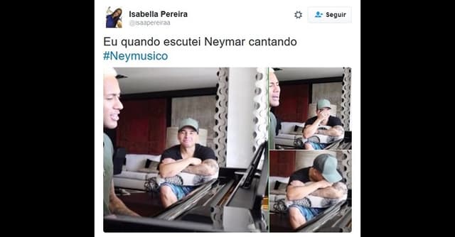 Neymar é zoado após lançamento de música