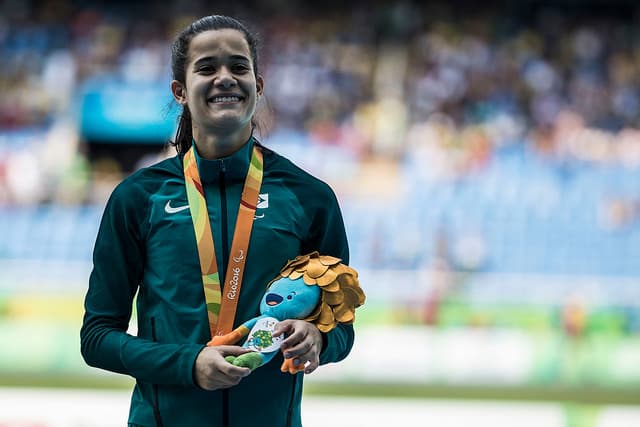 Verônica Hipolito levou o bronze nos 400m