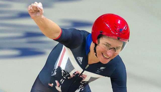 Sarah Storey é ciclista britânica (Foto: AFP)