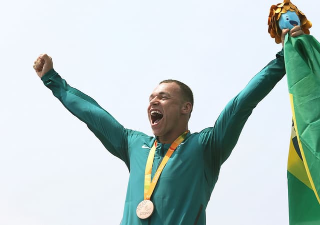 Caio Ribeiro recebeu o bronze nessa manhã&nbsp;