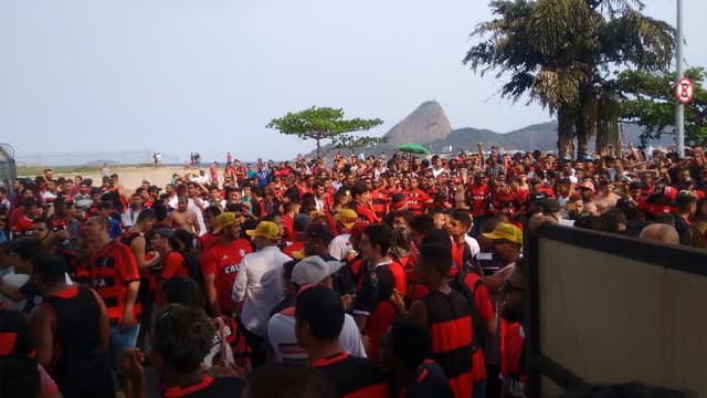 Festa da torcida do Flamengo