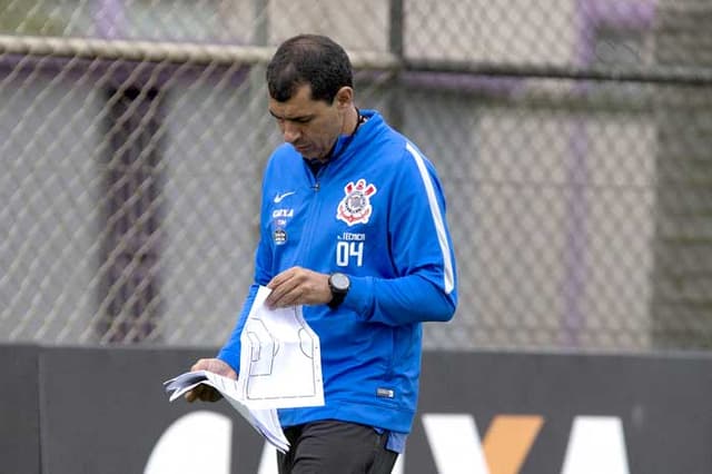 Fabio Carille - Treino do Corinthians