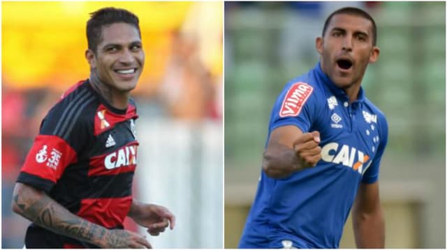 Confira na galeria as estatísticas dos estrangeiros de Flamengo e Cruzeiro neste Brasileirão