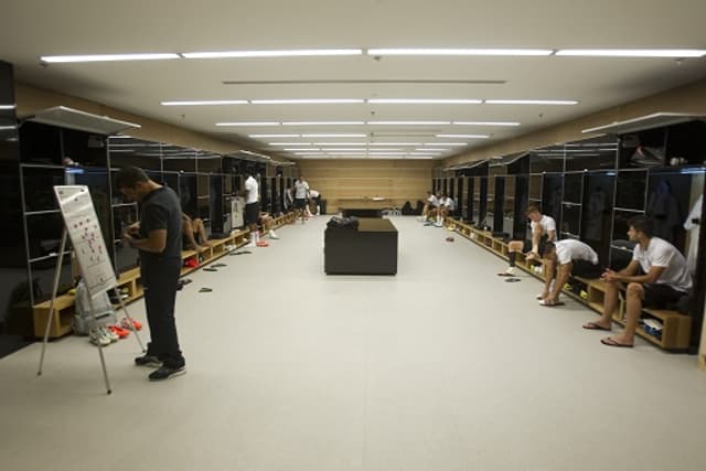 Vestiário da Arena Corinthians