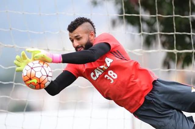 Muralha em treino do Flamengo (Gilvan de Souza / Flamengo)