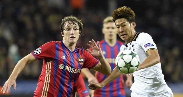 Mário Fernandes foi titular pelo CSKA na derrota contra o Tottenham e teve uma chance de gol