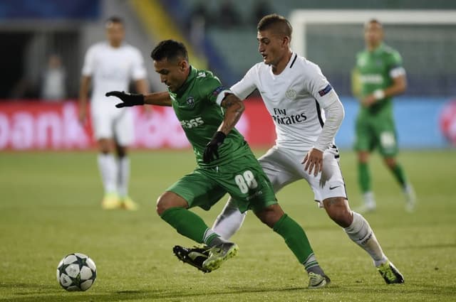 Wanderson e Verratti - Ludogorets x PSG