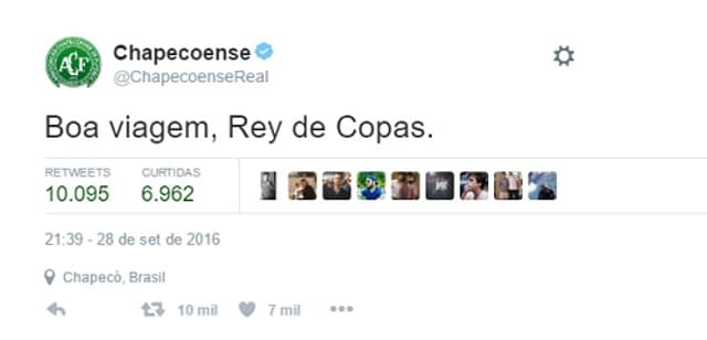 Chapecoense provoca argentinos após classificação