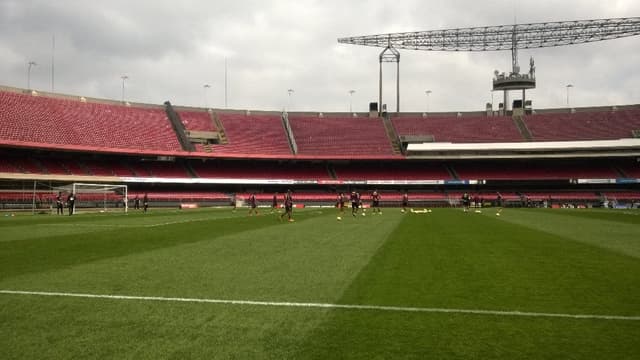 Treino do São Paulo no Morumbi