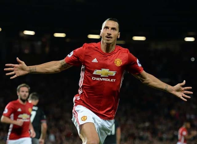 Ibra tem oito gols em 17 jogos com a camisa do United