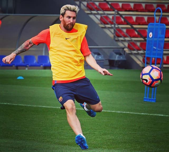 Messi - Treino do Barcelona