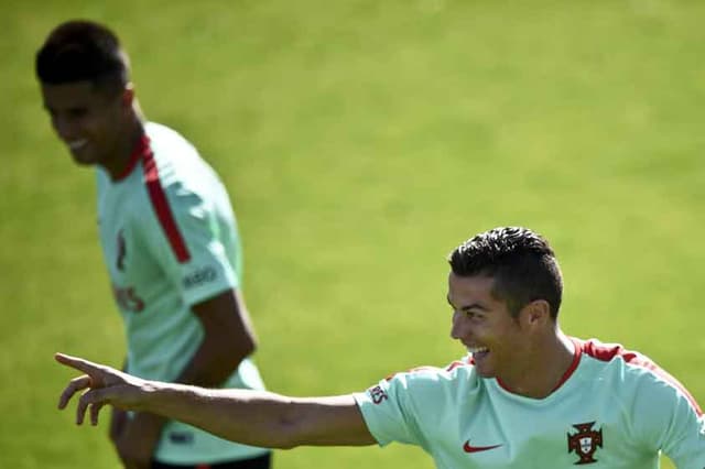 Cristiano Ronaldo - Treino de Portugal