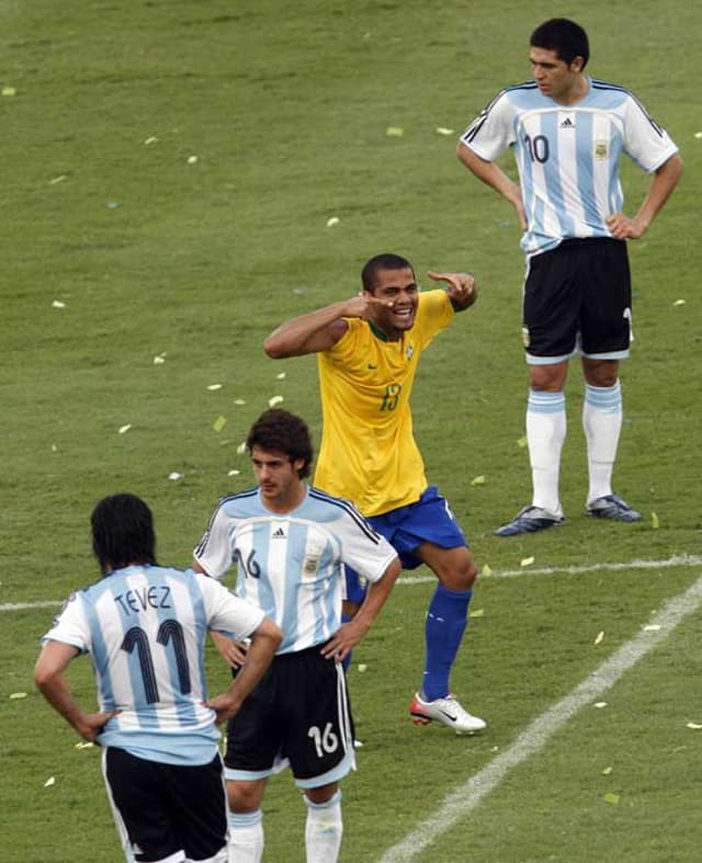 Brasil x Argentina - final da Copa América 2007