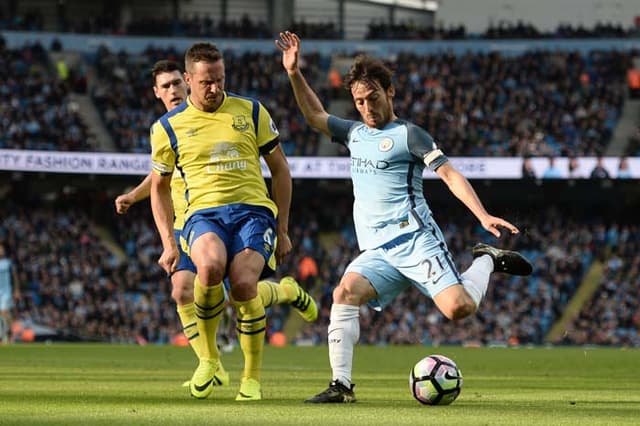 Manchester City x Everton - David Silva