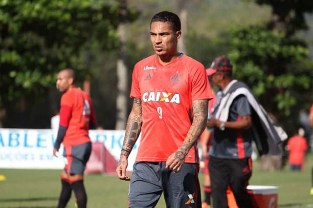 Treino Flamengo - Guerrero