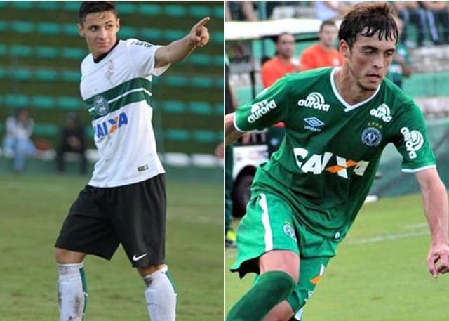 Montagem - Raphael Veiga, do Coritiba e Hyoran, da Chapecoense