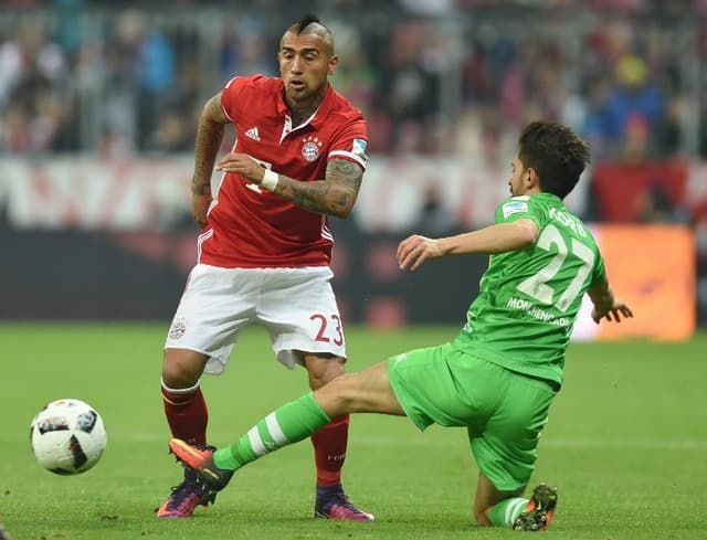 Vidal - Bayern de Munique x Borussia Mönchengladbach