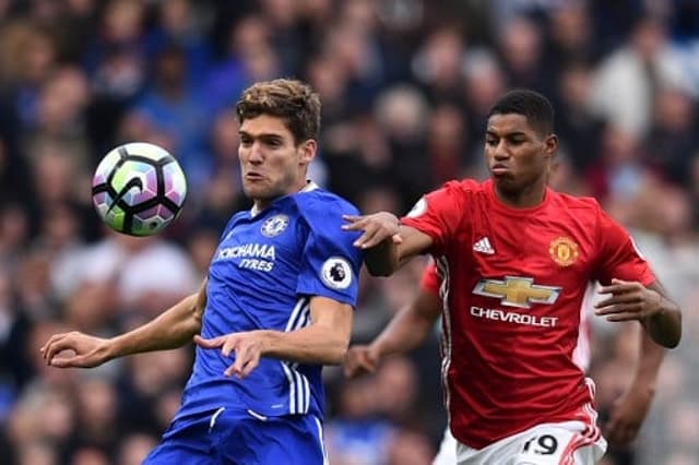 Alonso e Rashford - Chelsea x Manchester United