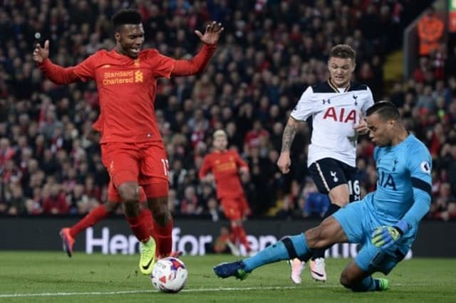 Sturridge e Vorm - Liverpool x Tottenham