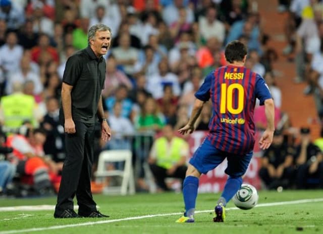 José Mourinho e Messi