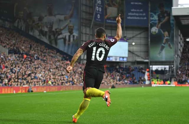 Agüero - West Bromwich x Manchester City