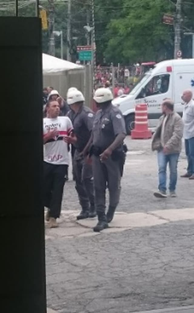 São-paulino é detido antes do clássico no Morumbi