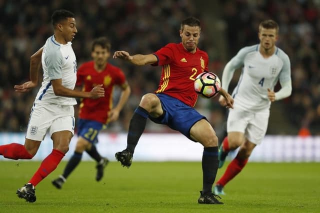 Azpilicueta, Lingard e Dier - Inglaterra x Espanha