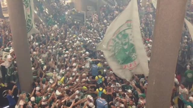 Torcida do Palmeiras tem protagonizado enormes festas para apoiar o time na reta final do Campeonato Brasileiro