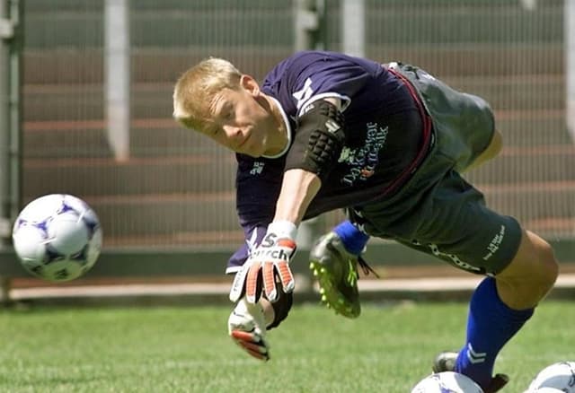 Já aos 34 anos, Schmeichel disputou sua primeira Copa do Mundo, na França, em 1998