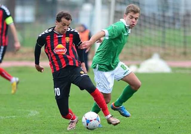 Juan Felipe, meia-atacante brasileiro do Vardar FC, da Macedônia