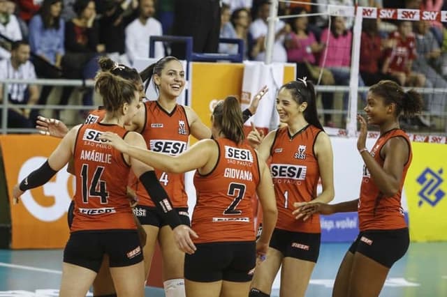 Superliga Feminina - Sesi-SP recebe invicto Dentil/Praia Clube nesta terça-feira - Sesi-SP jogará em casa