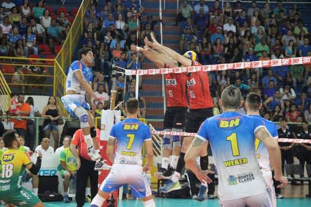 Superliga Masculina - Sesi-SP vence Montes Claros Vôlei e a força da torcida mineira