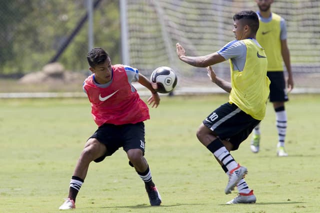 Treino do sub-20 do Corinthians - No novo centro de treinamento da base do Corinthians