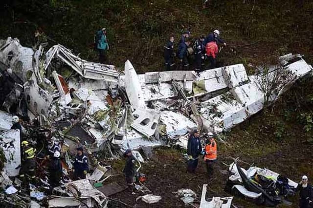 acidente chapecoense, avião