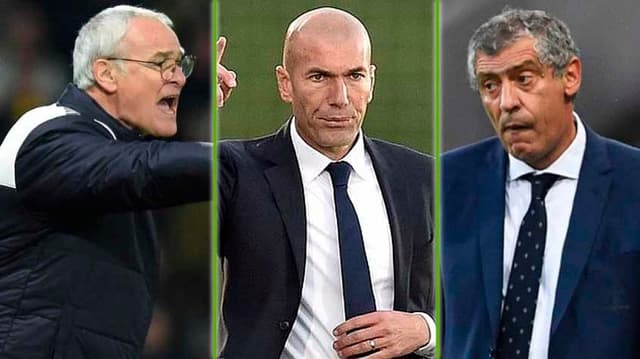 Claudio Ranieri - Zidane - Fernando Santos