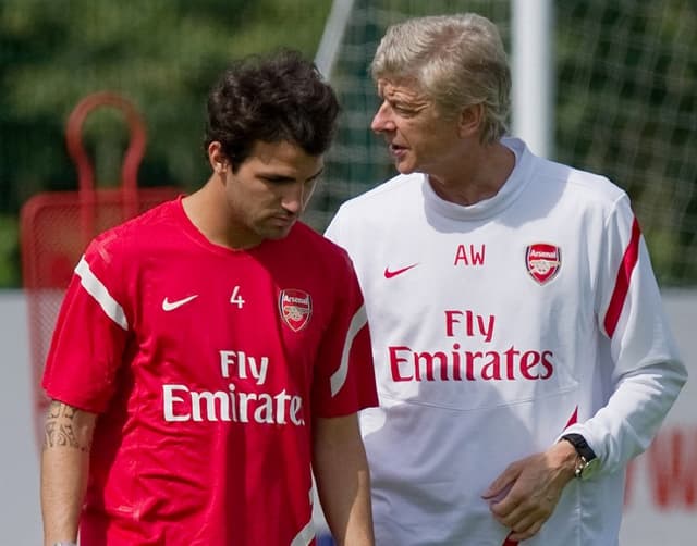 Arsène Wenger e Fàbregas