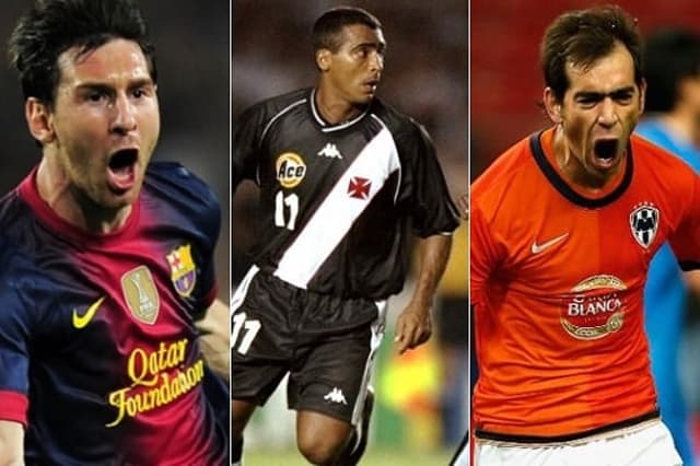 Messi, Romário e Delgado