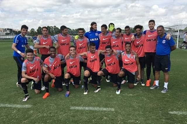 Time vencedor no rachão do Corinthians