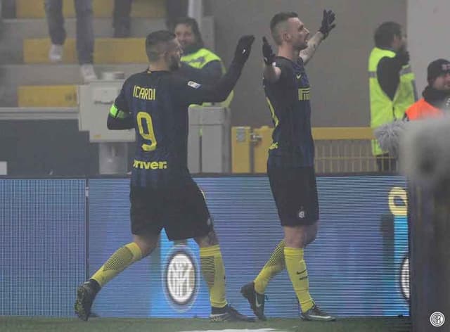 Brozovic e Icardi - Inter de Milão x Genoa