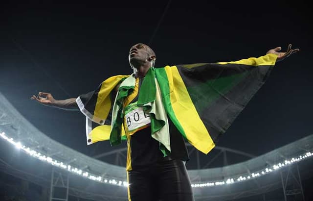 Foto do ano - Usain Bolt celebra mais uma conquista