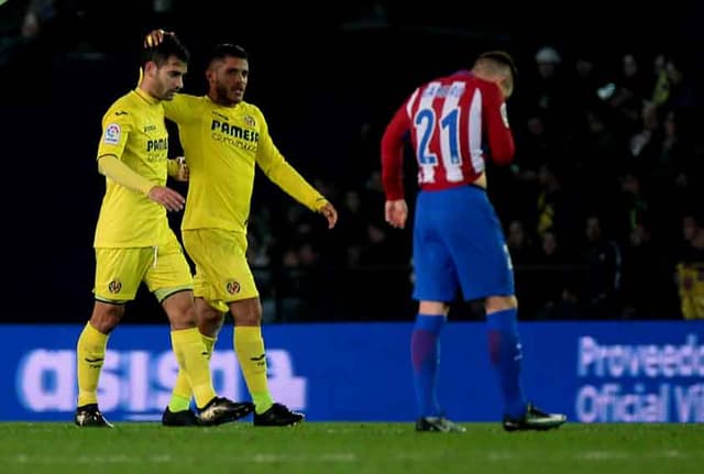 Jonathan dos Santos e Trigueros - Villarreal x Atlético de Madrid