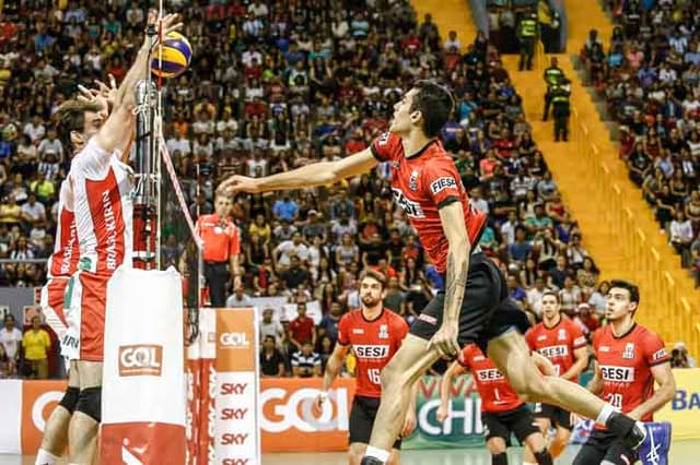 Superliga Masculina - Vôlei Brasil Kirin deixa sua marca em partida histórica