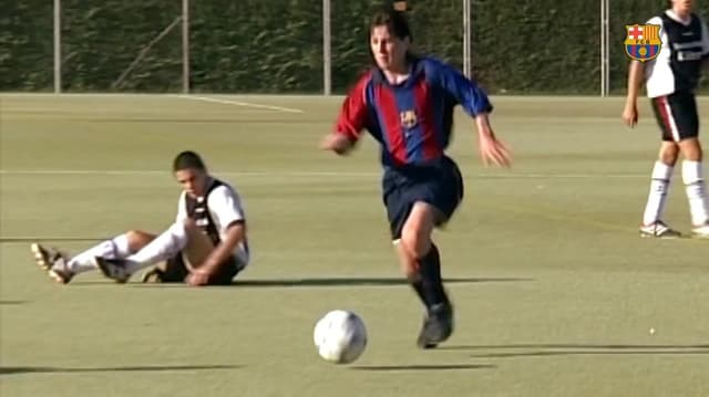 Messi na base do Barça