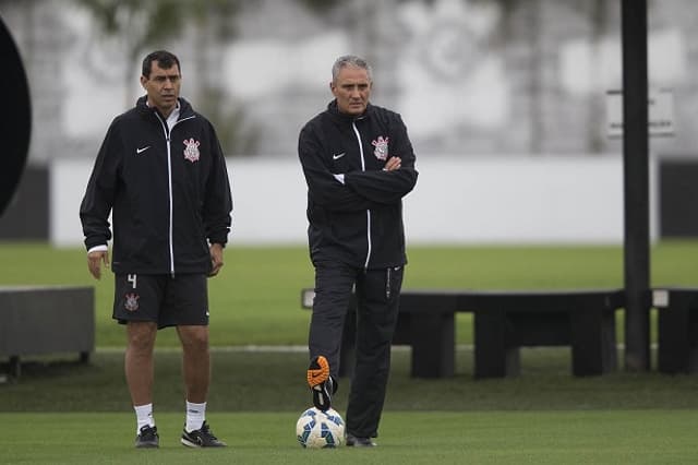 Tite e Fábio Carille trabalharam juntos por cerca de cinco anos