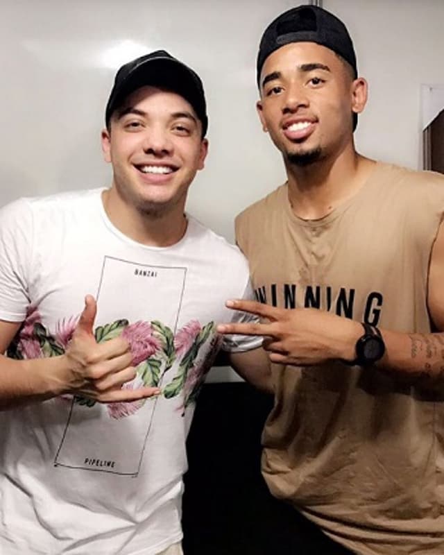 Gabriel Jesus e Wesley Safadão