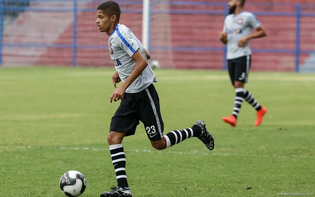 Vitinho, durante preparação para a Copa São Paulo